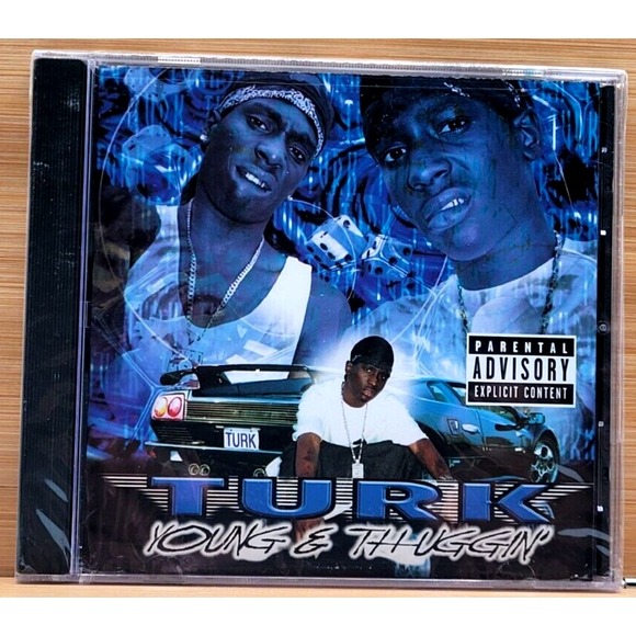 TURK - YOUNG & THUGGIN'-HIP HOP CD FACTORY SEALED CASH MONEY RECORDS 2001